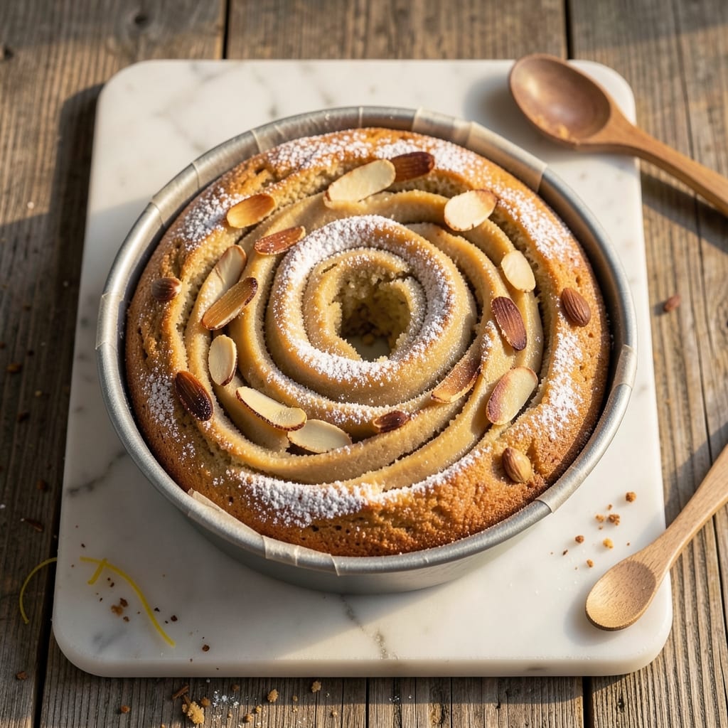 Almond Ring Coffee Cake Recipe: Vanilla-Almond Swirls With Buttery Crisp Top