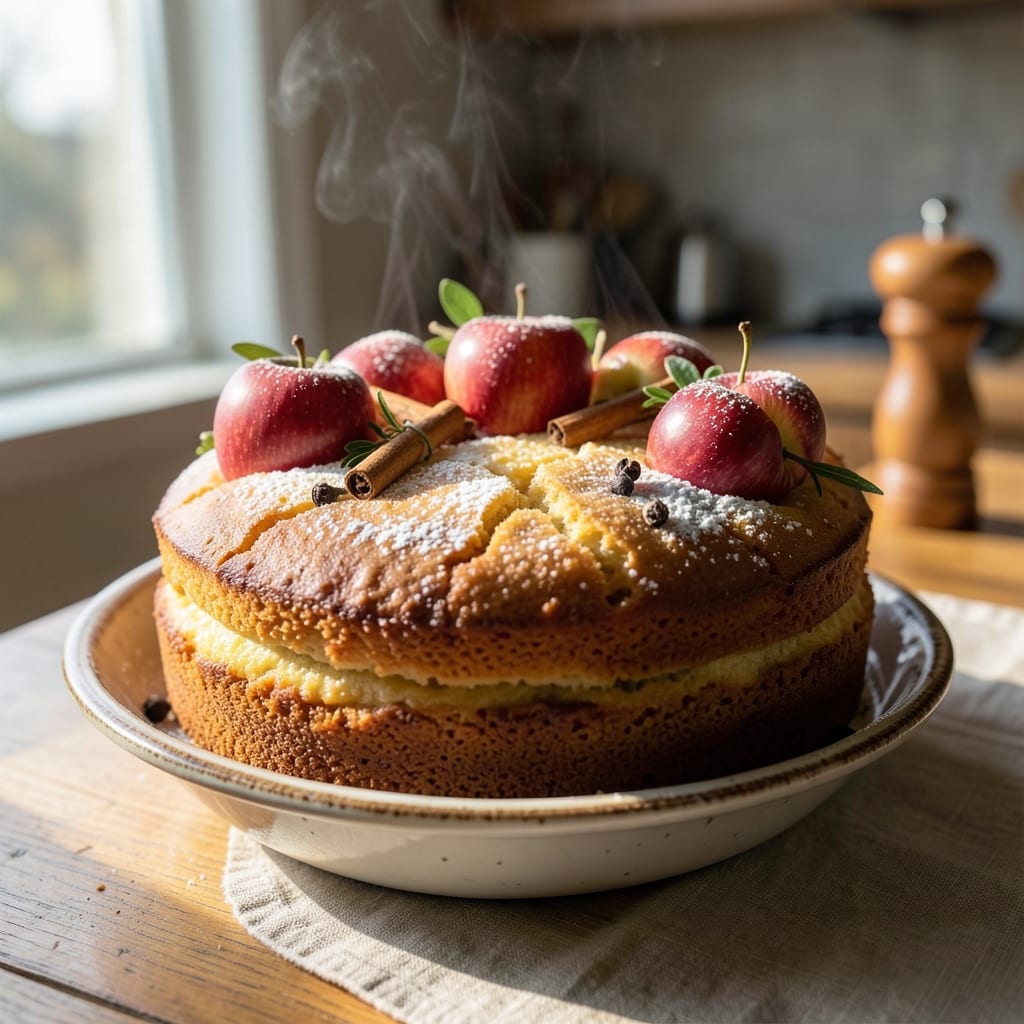 All-In-One Apple Cake Recipe: Warm Spice and Buttery Crust in One Bowl