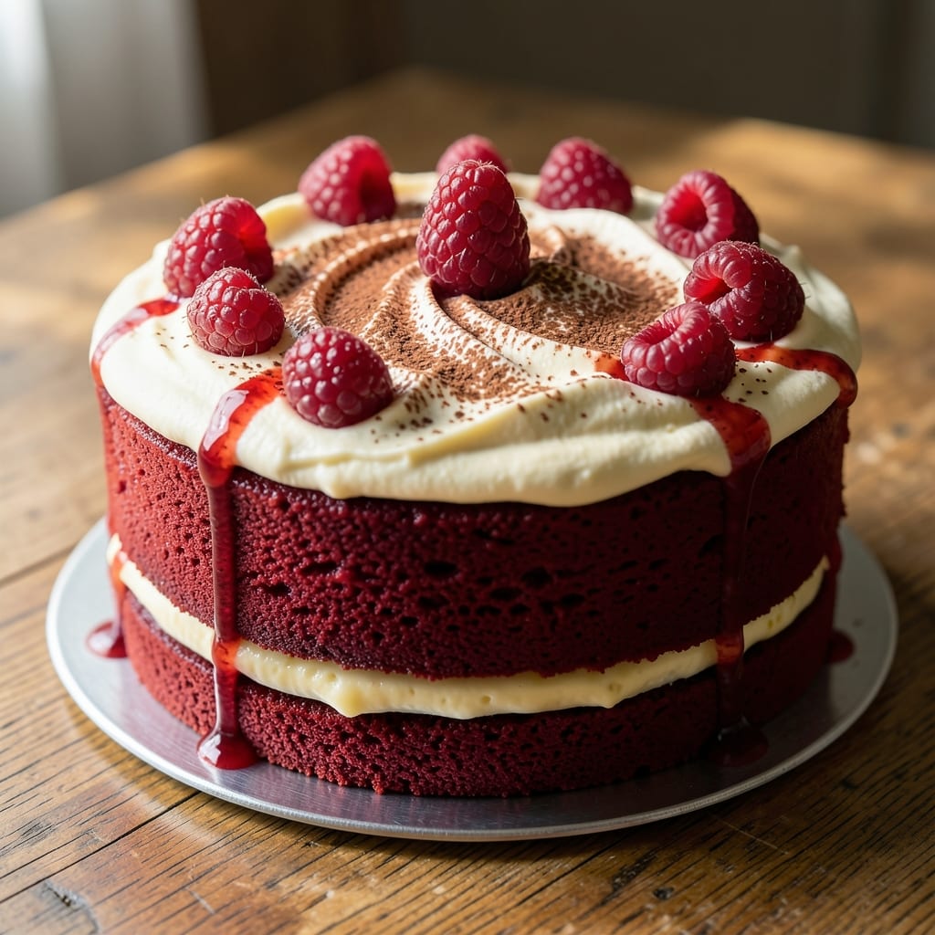 10-Inch Red Velvet Cake Recipe: Moist Layers and Cream Cheese Frosting Magic