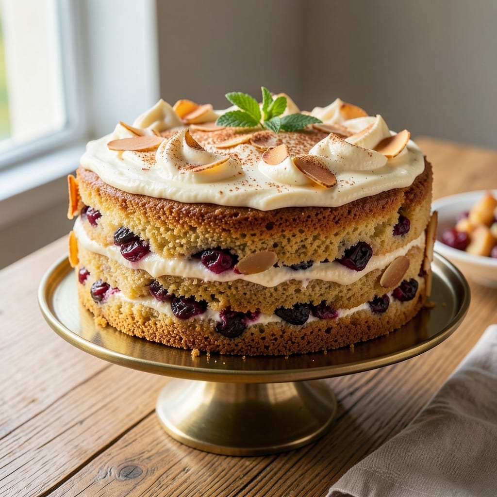 Almond Fruit Cake Recipe: Toasted Nut Crunch and Spiced Fruit Harmony