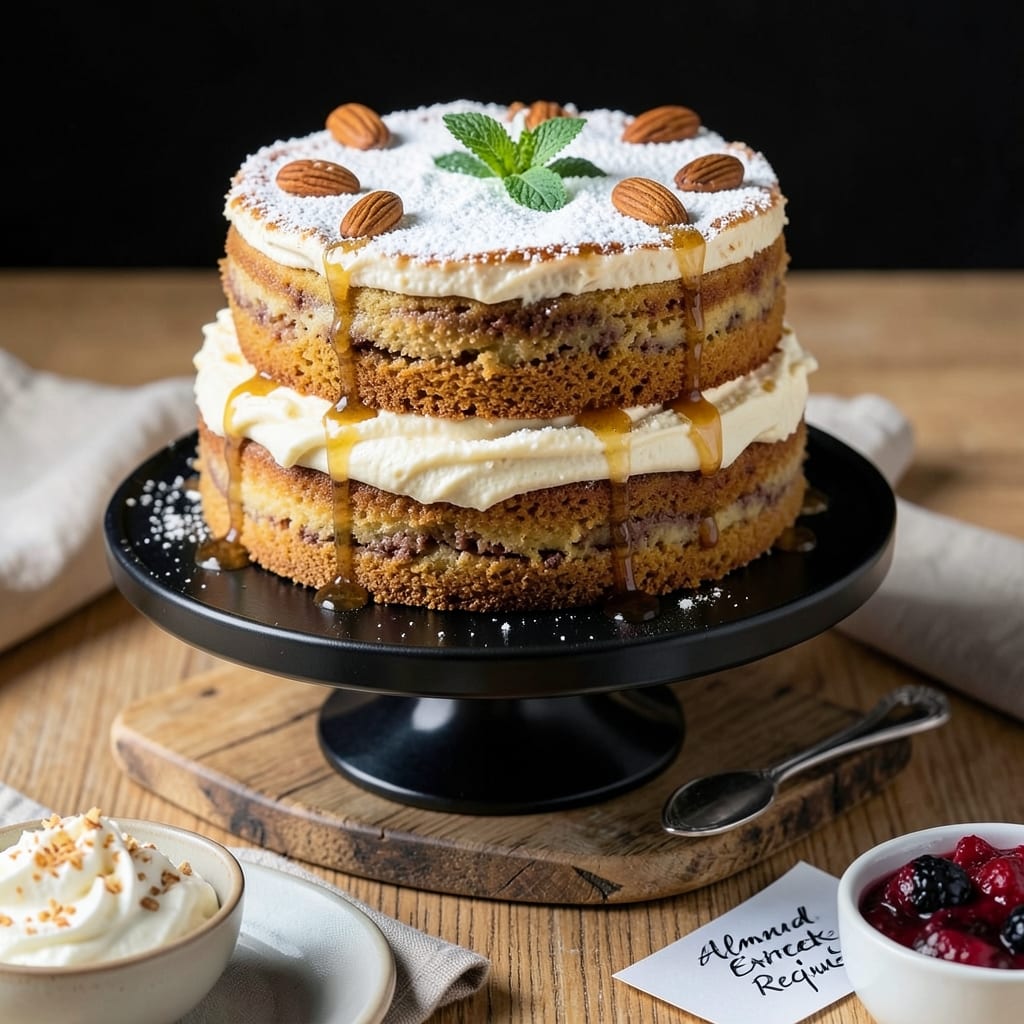 Almond Extract Cake Recipe: Vanilla-Almond Infusion with Buttery Layers