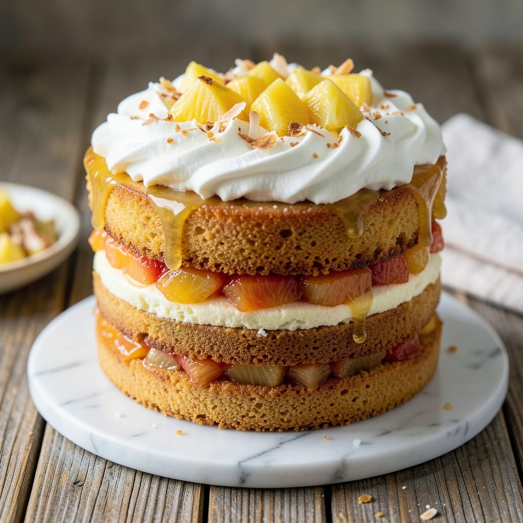 3 Layer Pineapple Cake Recipe: Tropical Layers with Cream Cheese Frosting Stability