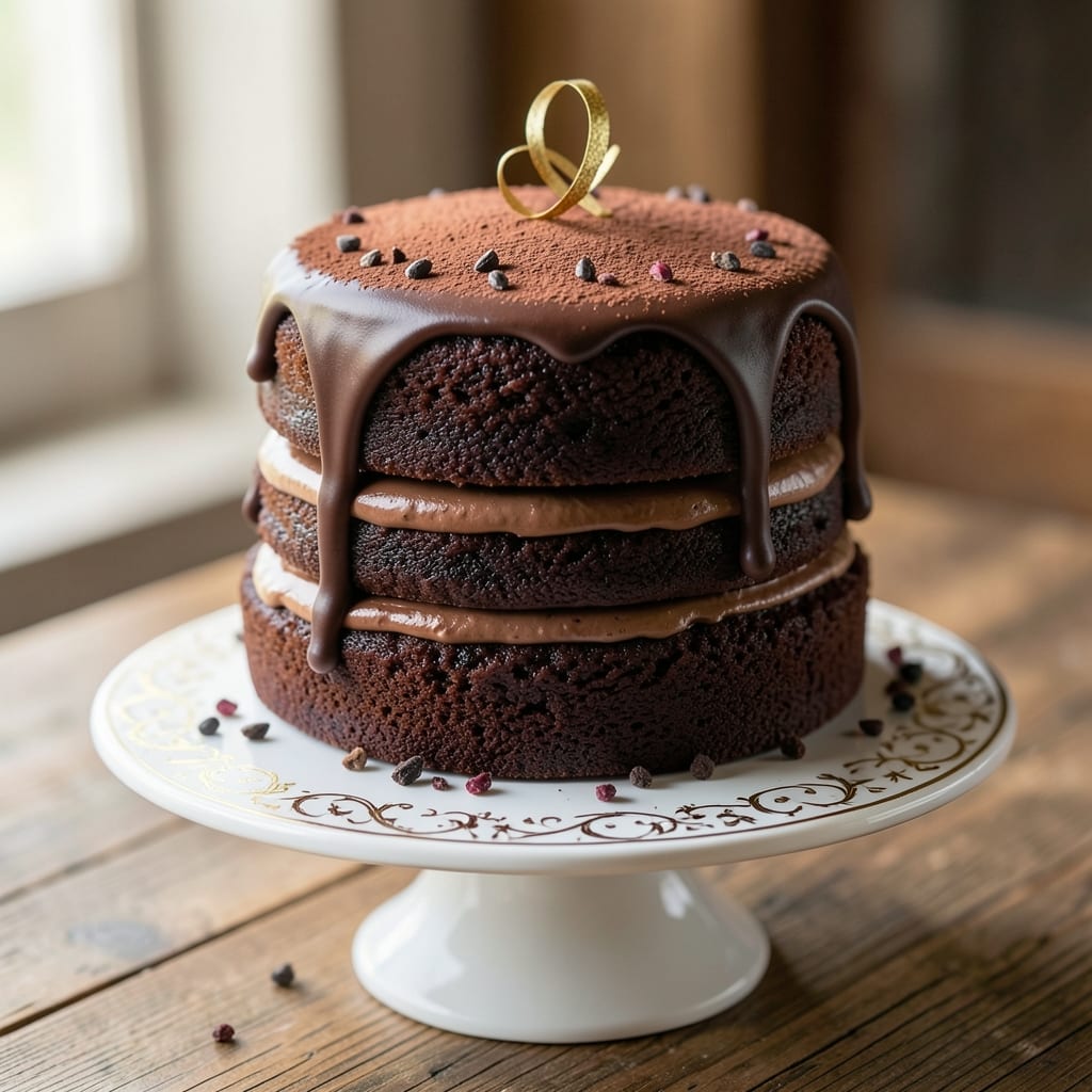 6-Inch Eggless Chocolate Cake Recipe: Rich Depth Without a Trace of Eggs