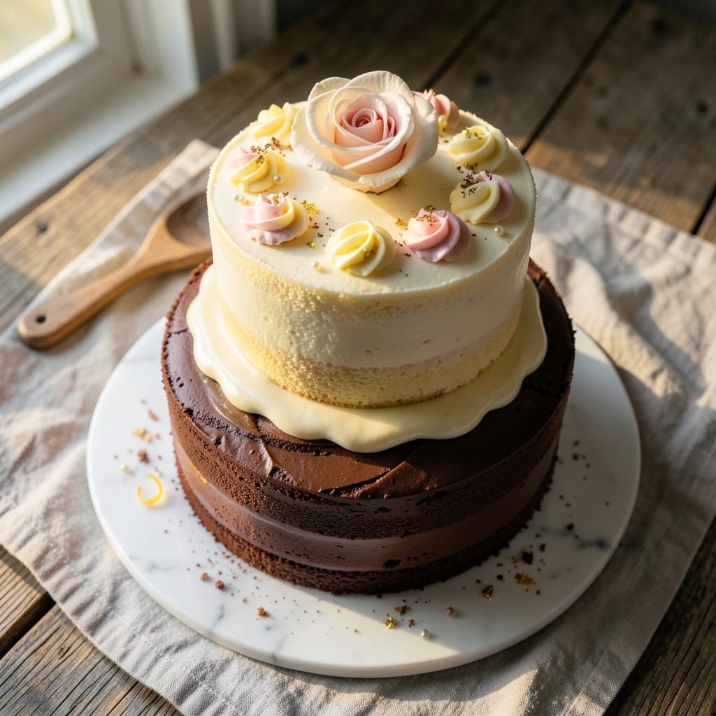 2 Tier Birthday Cake Recipe: Stacked Vanilla Buttercream Towers Without the Collapse
