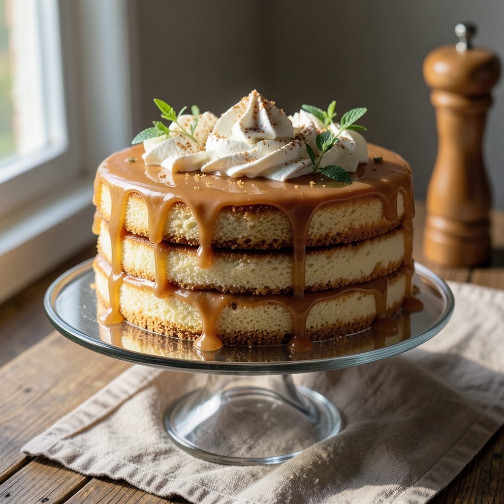 6-Inch Caramel Cake Recipe: Ultra-Moist Layers With Buttery Crust