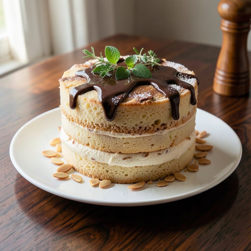 Almond Genoise Cake Recipe: Light-as-Air Vanilla Swirls with Crispy Crown