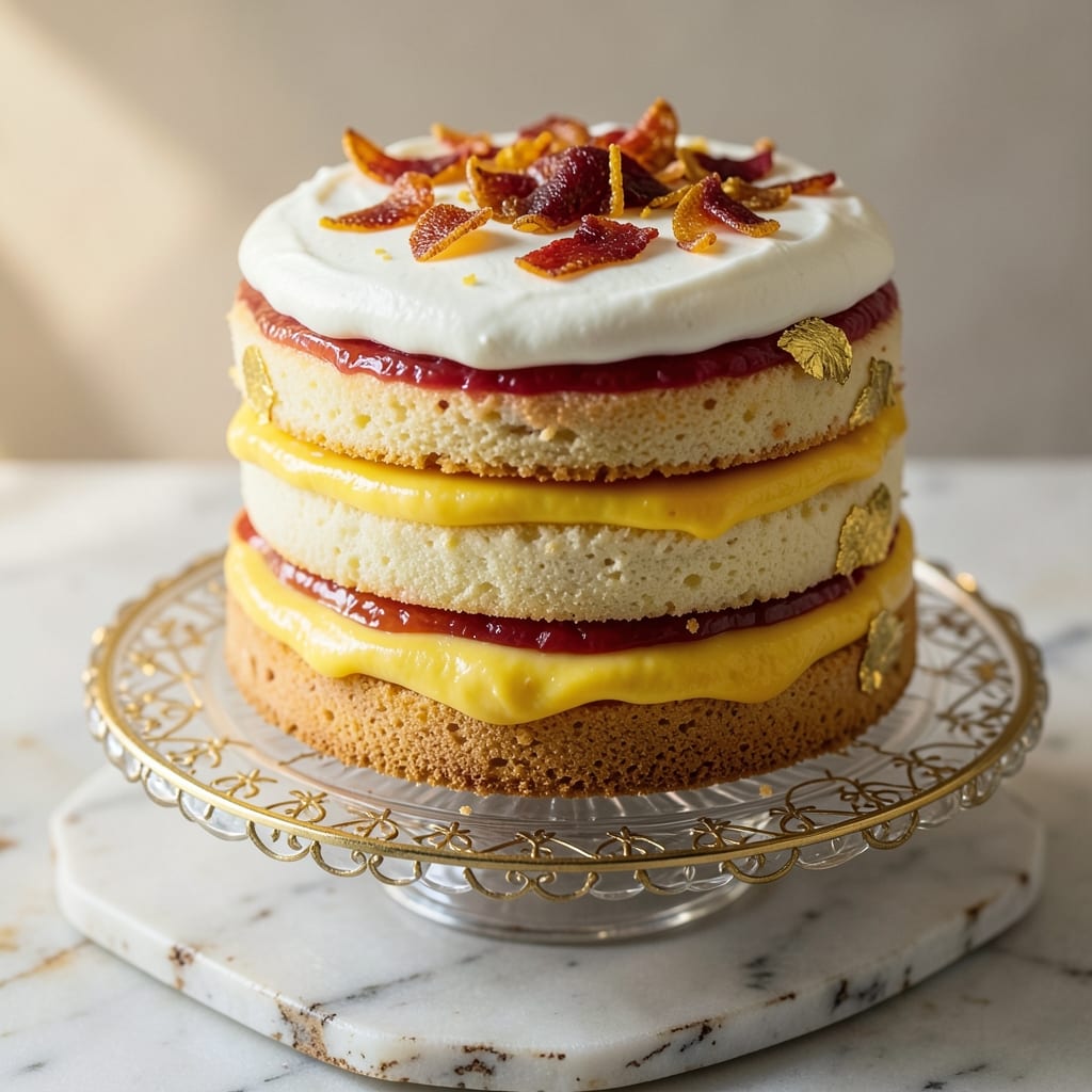 Amalfi Cake Recipe: Citrus-Zest Layers with Crispy Amaretti Crown