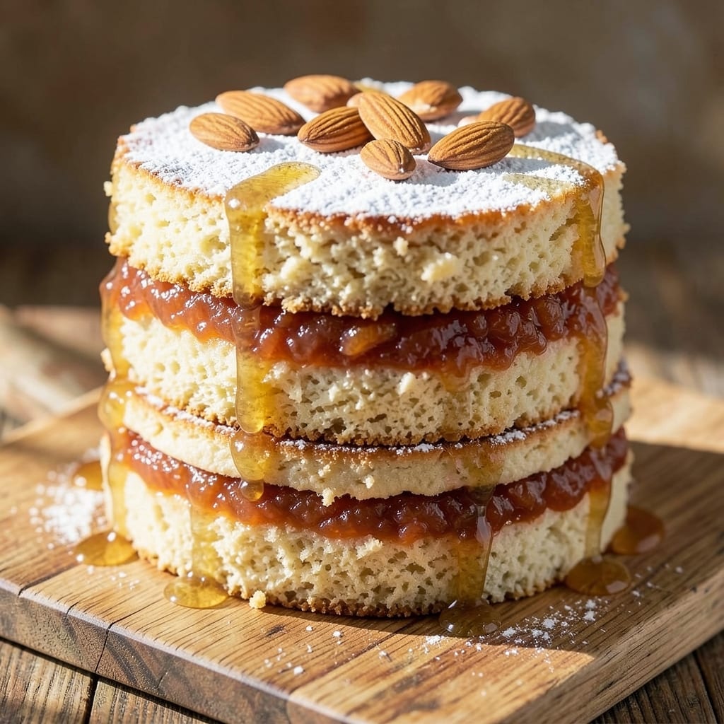 Almond and Apricot Cake Recipe: Fruity Swirls and Toasted Nut Crunch
