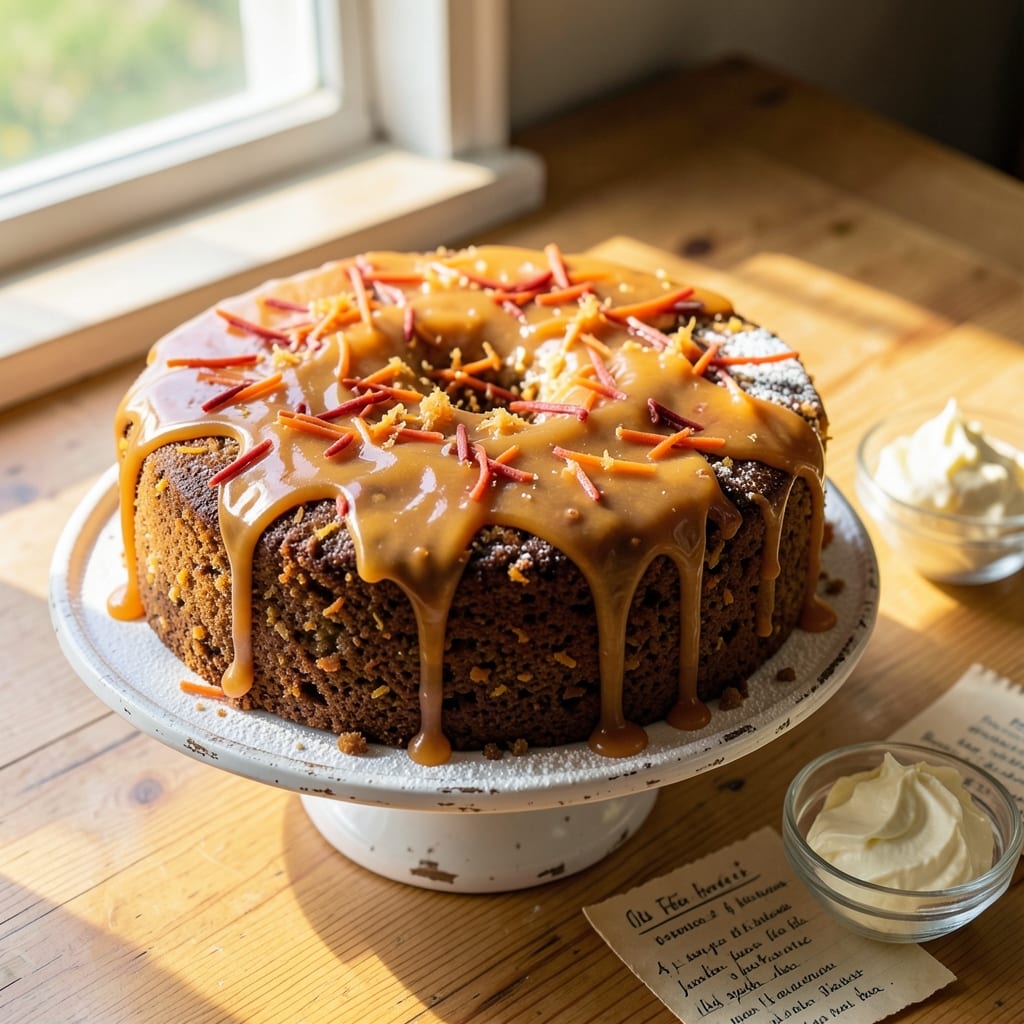 1940s Carrot Cake Recipe: Walnut-Studded Spice Cake With Cream Cheese Frosting