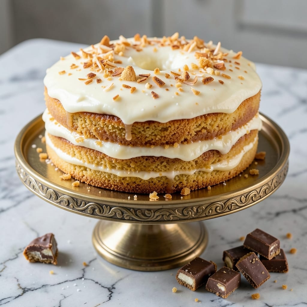 Almond Joy Cake Recipe With Sweetened Condensed Milk: No-Bake Layers of Caramelized Nuttiness