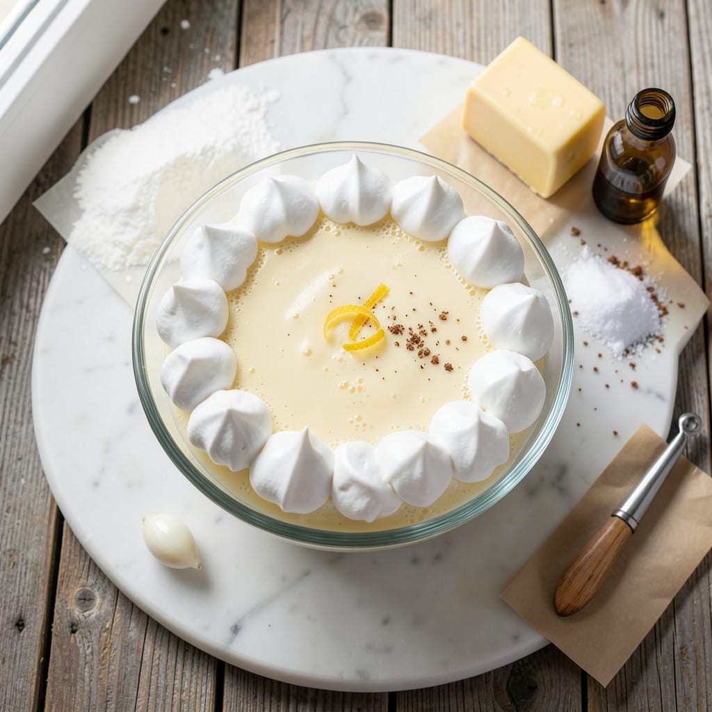 7 Egg Cake Recipe: Fluffy Vanilla Layers With Cream Cheese Frosting Swirls