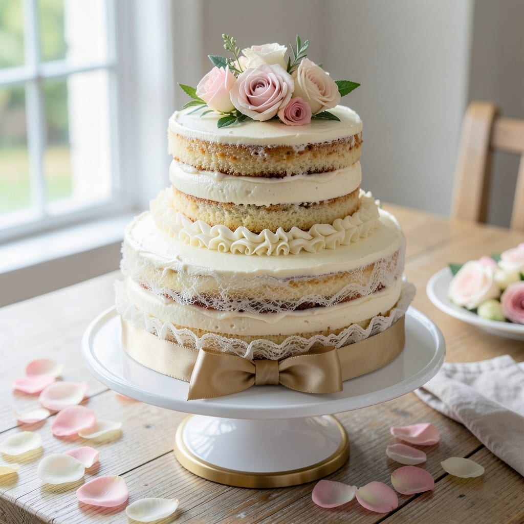 6-Inch Wedding Cake Recipe: Tiered Elegance With No-Bake Stability