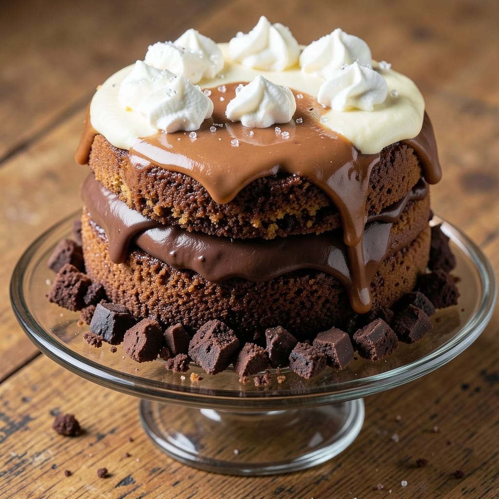 All-Chocolate Cake Recipe: Fudgy Core and Crispy Crust Harmony