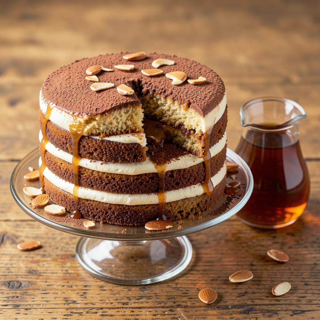 Amaretto Divine Cake Recipe: Nutty Liqueur Swirls and Velvety Layers
