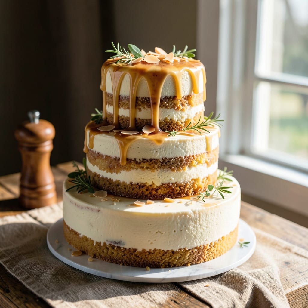 Amaretto Wedding Cake Recipe: Nutty Liqueur Swirls and Buttery Crisp Layers