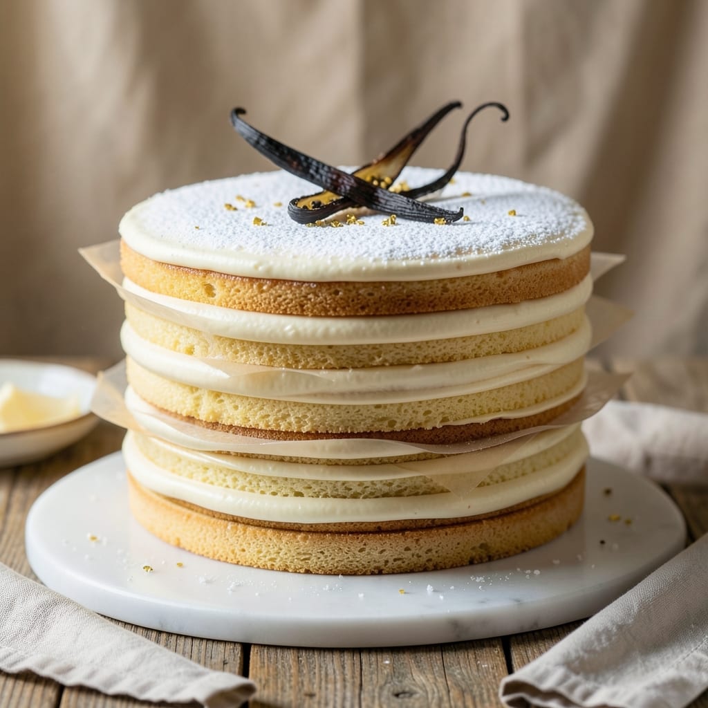 1000-Layer Cake Recipe: Precision Stacked Vanilla Buttercream Towers