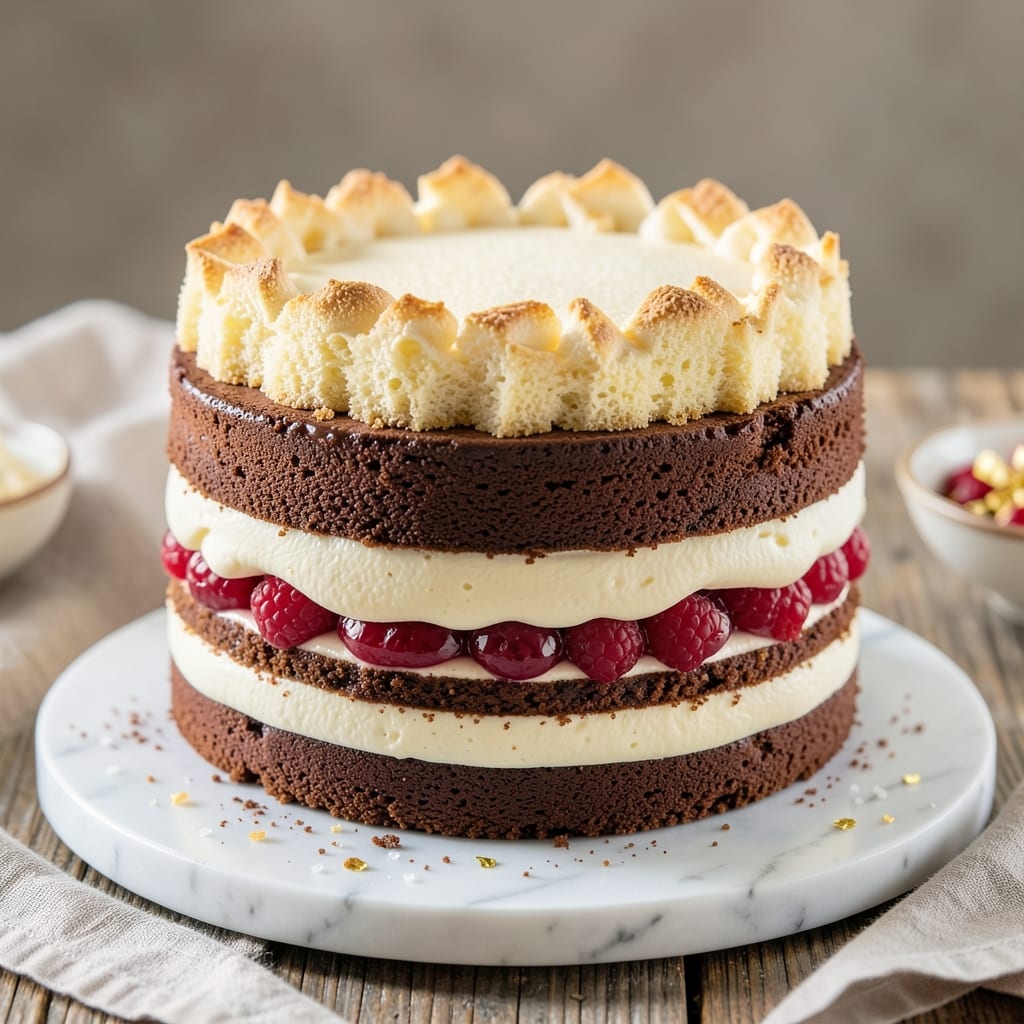 3 Layer 9 Inch Cake Recipe: Vanilla Cream Cheese Swirl Heaven