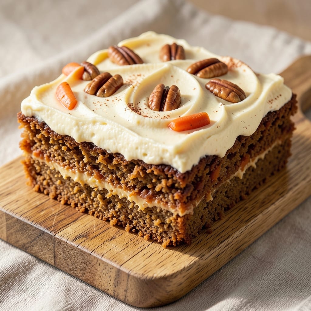 8-Inch Square Carrot Cake Recipe: Warm Spice Crunch Topped With Cream Cheese Frosting