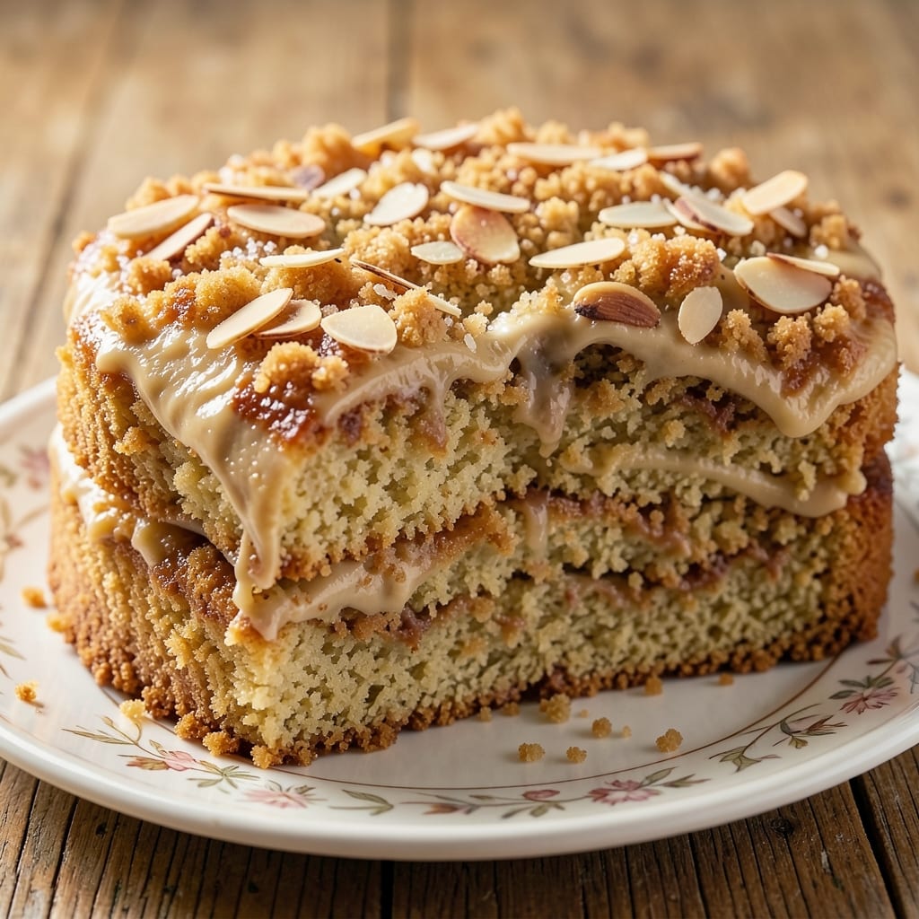Amazing Crumb Cake Recipe: Vanilla-Almond Swirls With Buttery Crust Magic