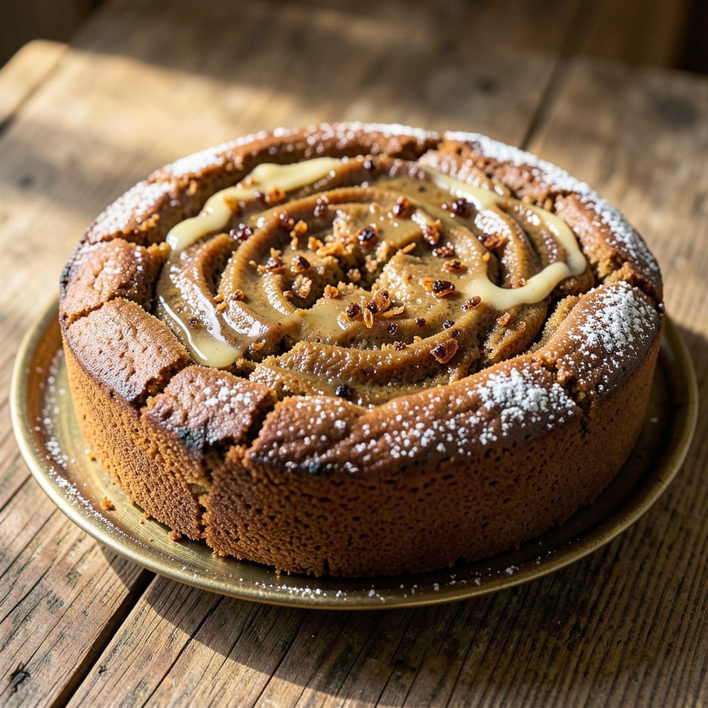 8x8 Gingerbread Cake Recipe: Spiced Warmth With Cream Cheese Frosting Swirls