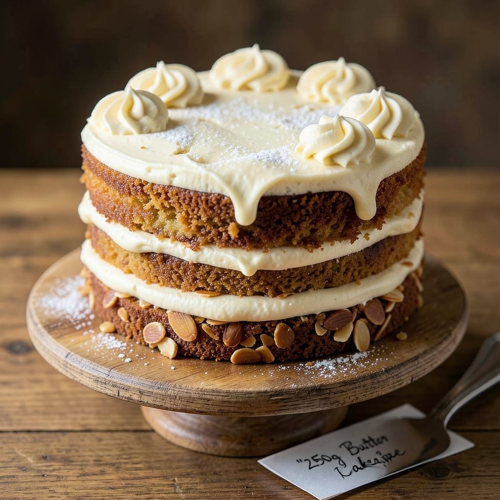 250g Butter Cake Recipe: Golden Crust and Vanilla Infusion Magic
