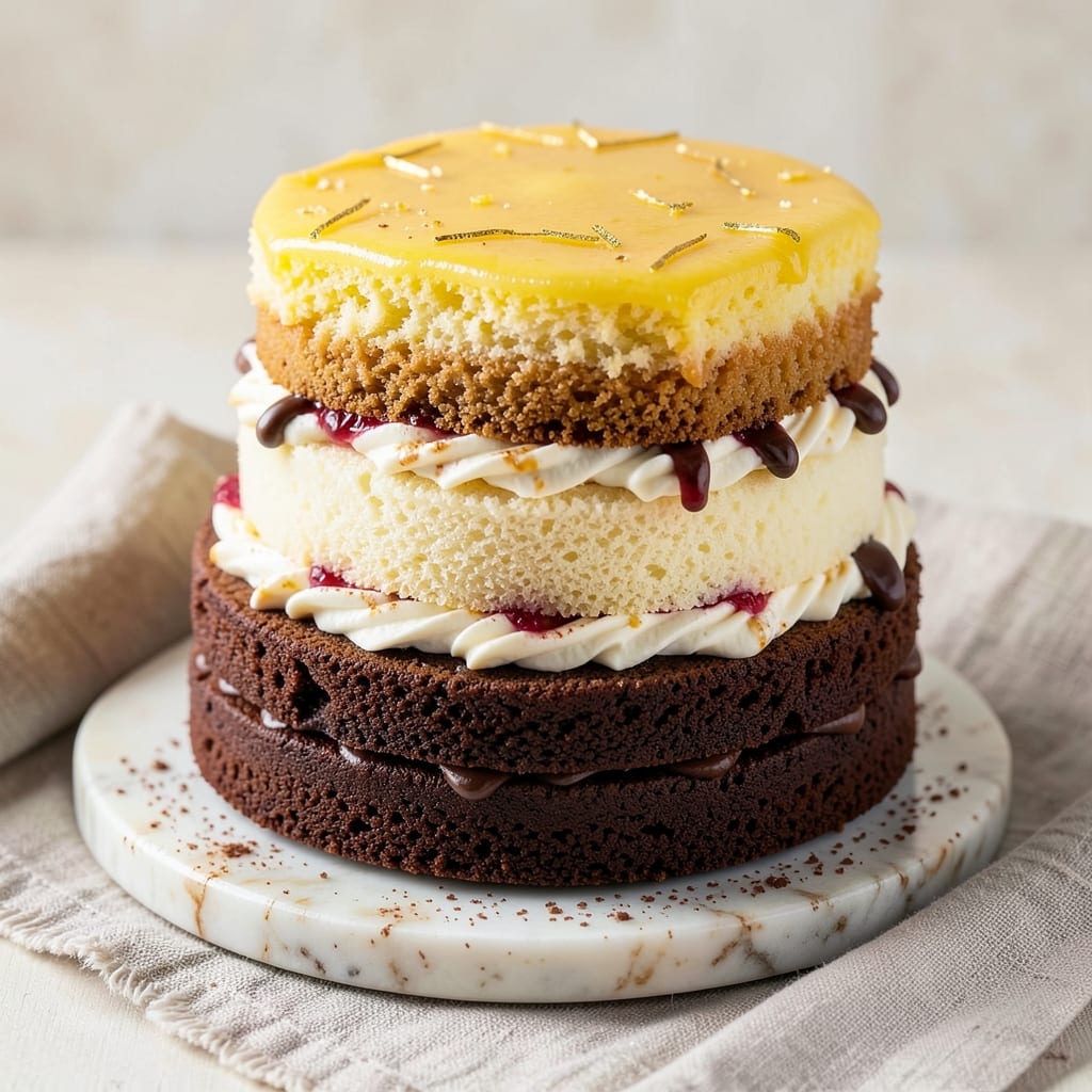 1-Pound 2-Layer Cake Recipe: Vanilla Bean Frosting Swirls and Crunchy Top Magic