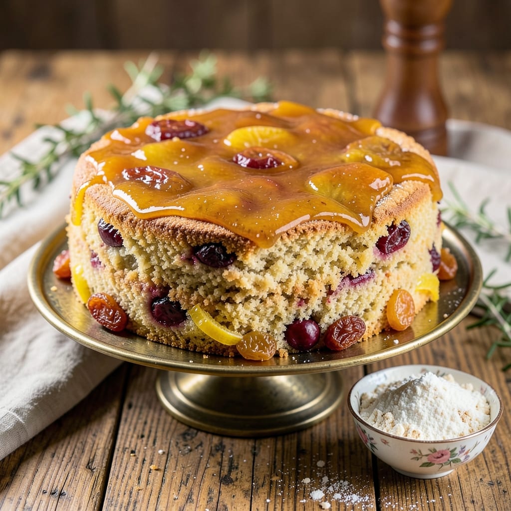 Almond Meal Fruit Cake Recipe: Nutty Moistness with Spiced Fruit Filling