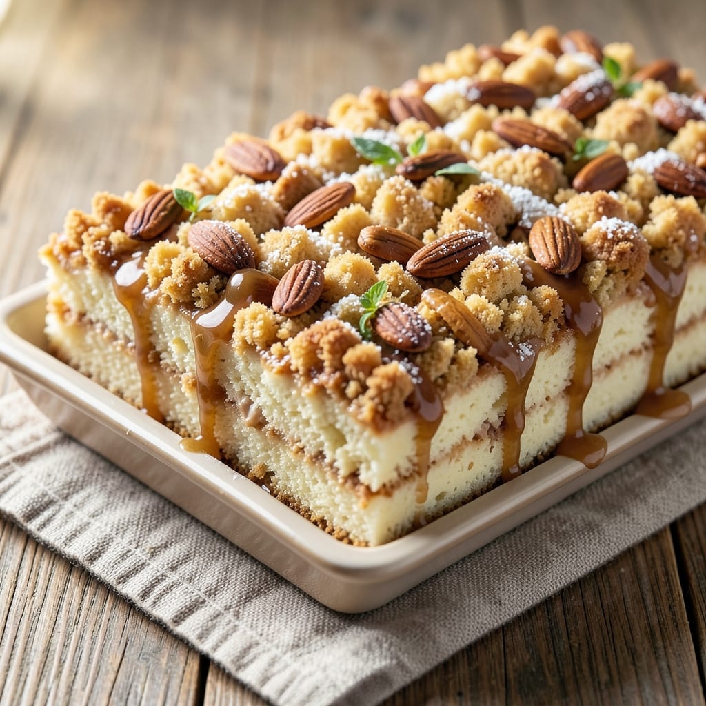Almond Crumb Cake Recipe: Nutty Swirls and Buttery Crispness in One Bowl