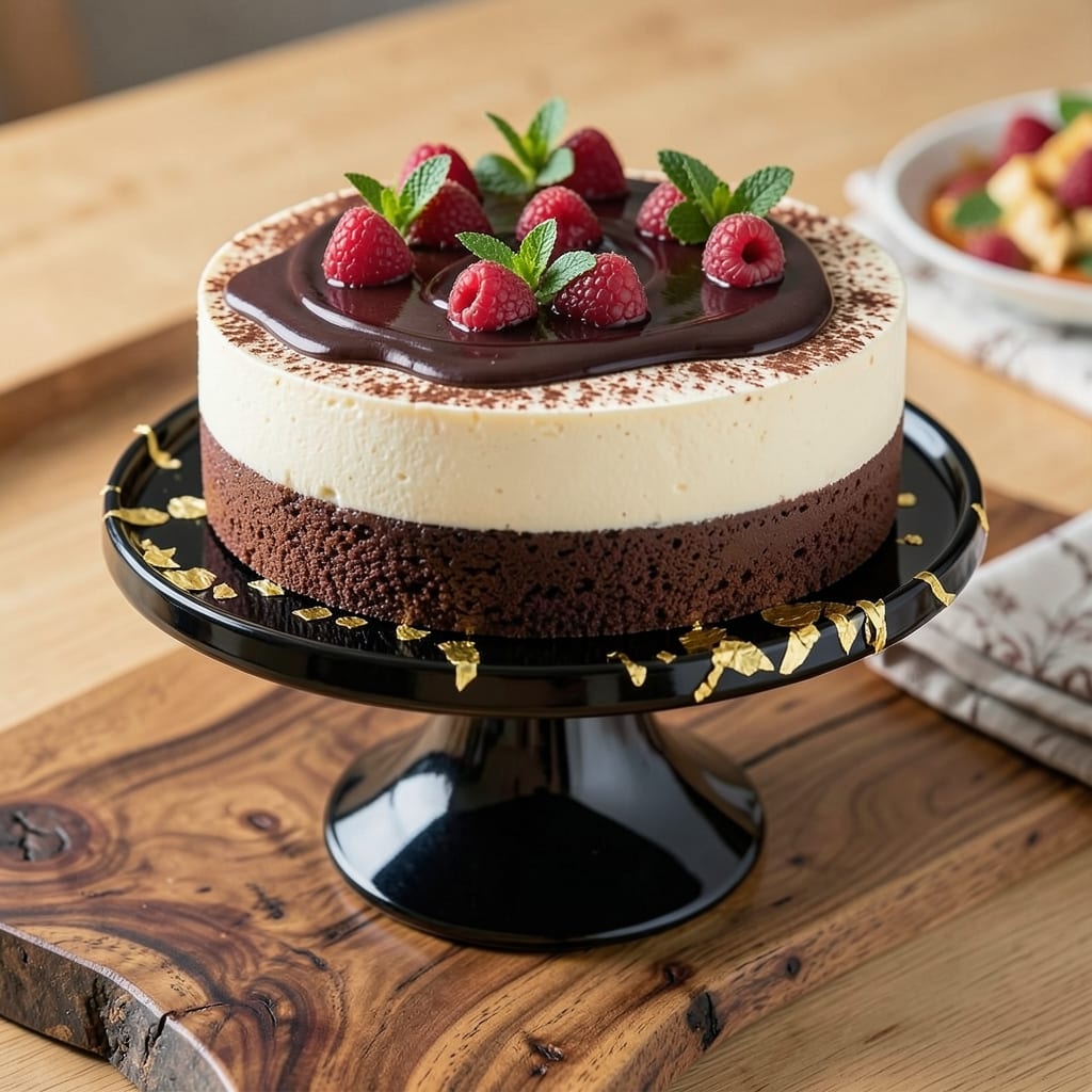 30th Anniversary Chocolate Cake Cheesecake Recipe: Two-Layered Decadence With Vanilla-Almond Swirls