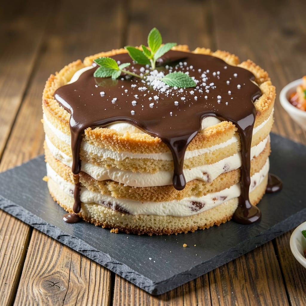 All Ice Cream Cake Recipe: No-Bake Vanilla Bean Layers With Crispy Cookie Base