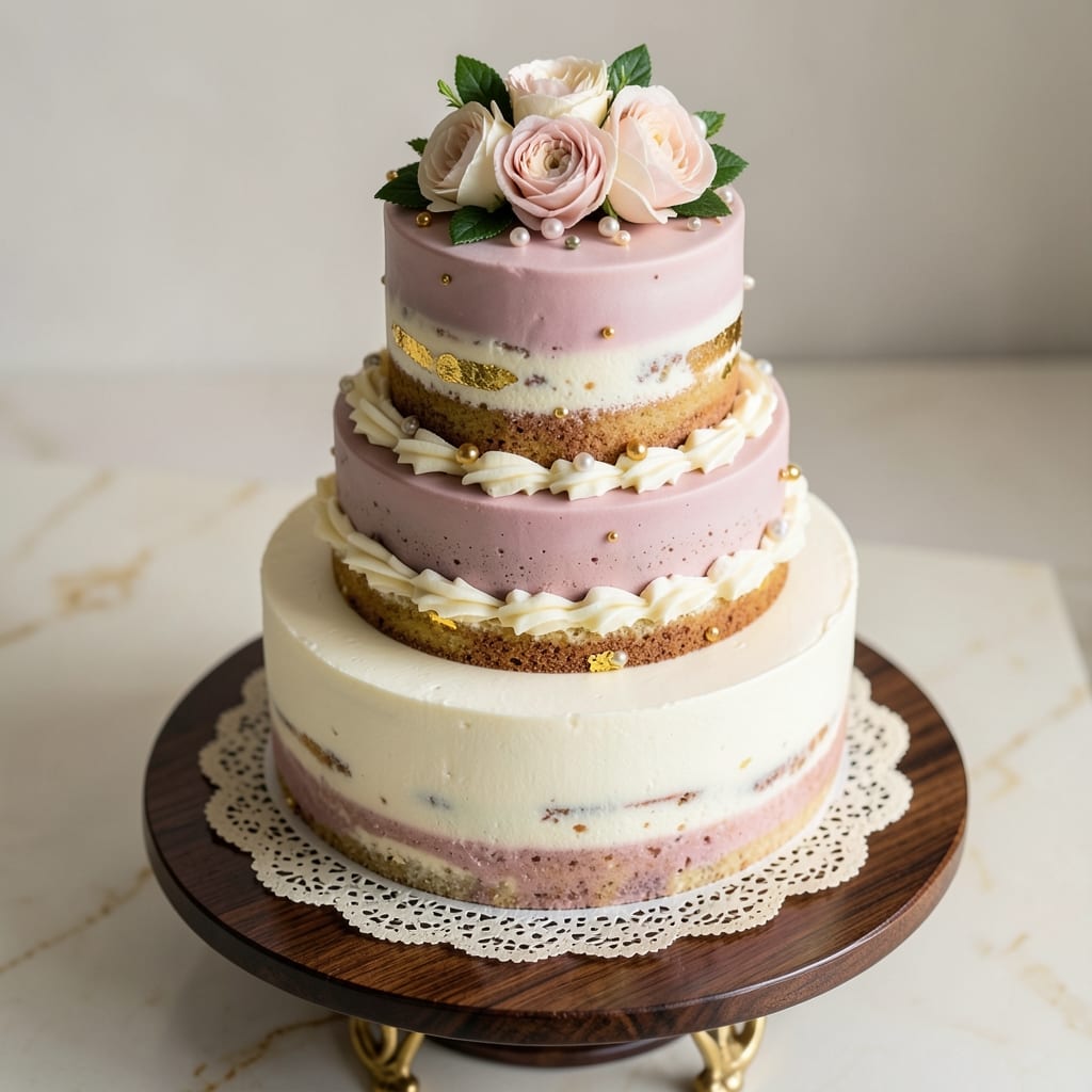 4 Tier Wedding Cake Recipe: Elegant Layers and Buttercream Artistry