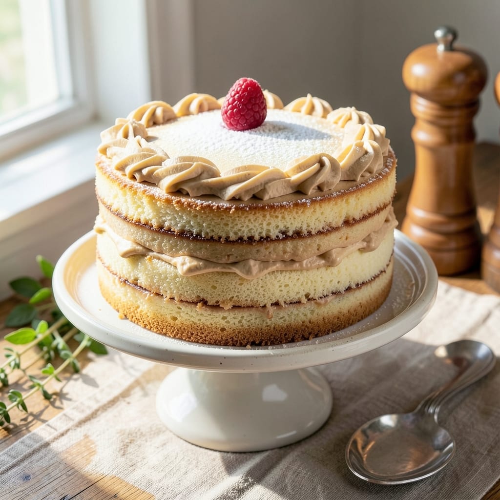 4 Cups Flour Cake Recipe: Buttery Crunch Top and Velvety Layers
