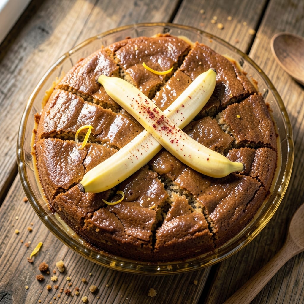 4-Ingredient Banana Cake Recipe: No-Fuss Moistness With 10-Minute Mix