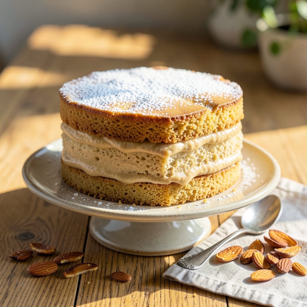Almond Pulp Cake Recipe: Nutty Vanilla Swirls With Gluten-Free Moisture