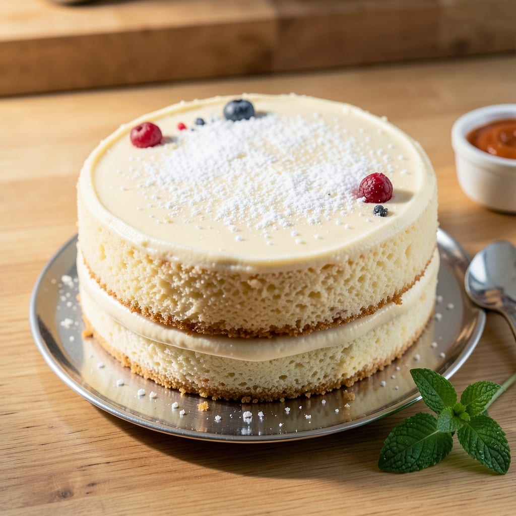 6-Inch Eggless Vanilla Cake Recipe: Light-as-Air Layers Without a Drop of Egg