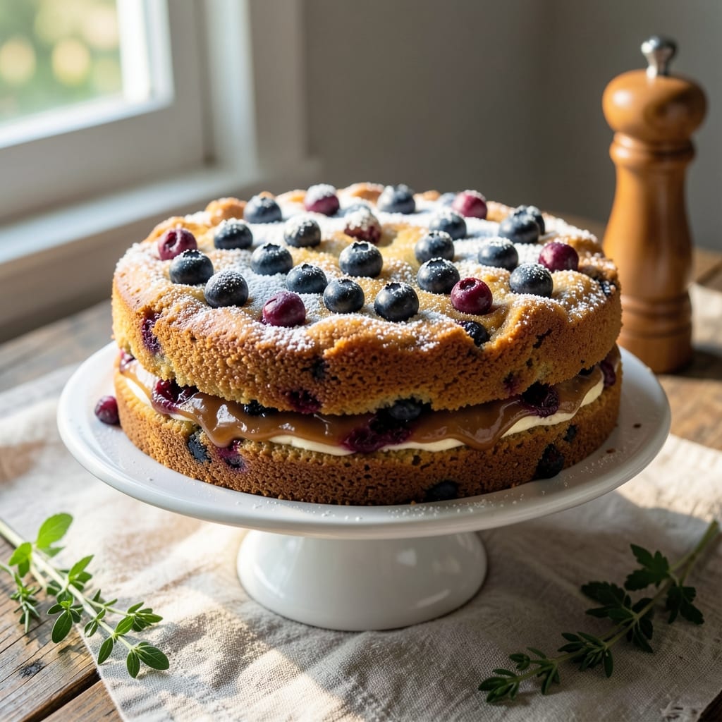 Almond Flour Blueberry Cake Recipe: Crispy Top, Bursting Berries, Gluten-Free Magic