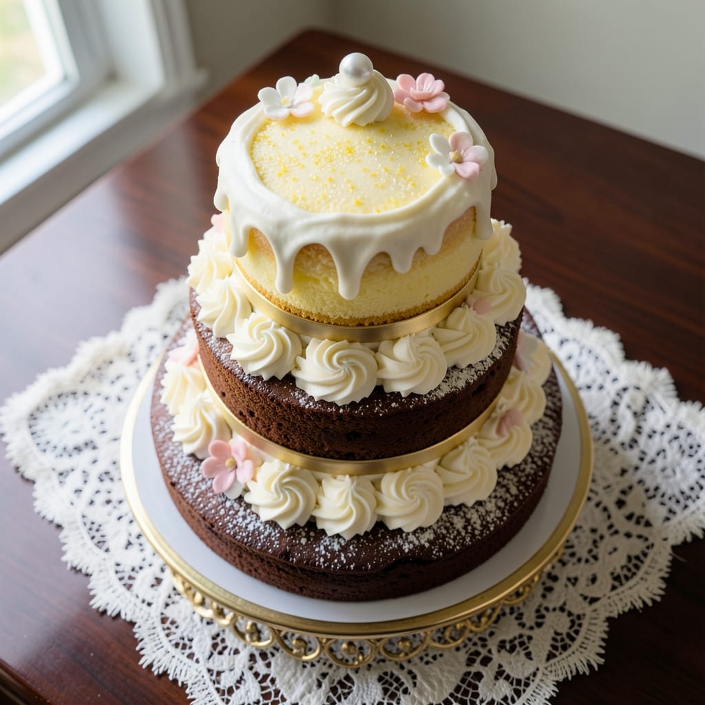 3-Tier Birthday Cake Recipe: Stacked Elegance With Vanilla Buttercream Rivers
