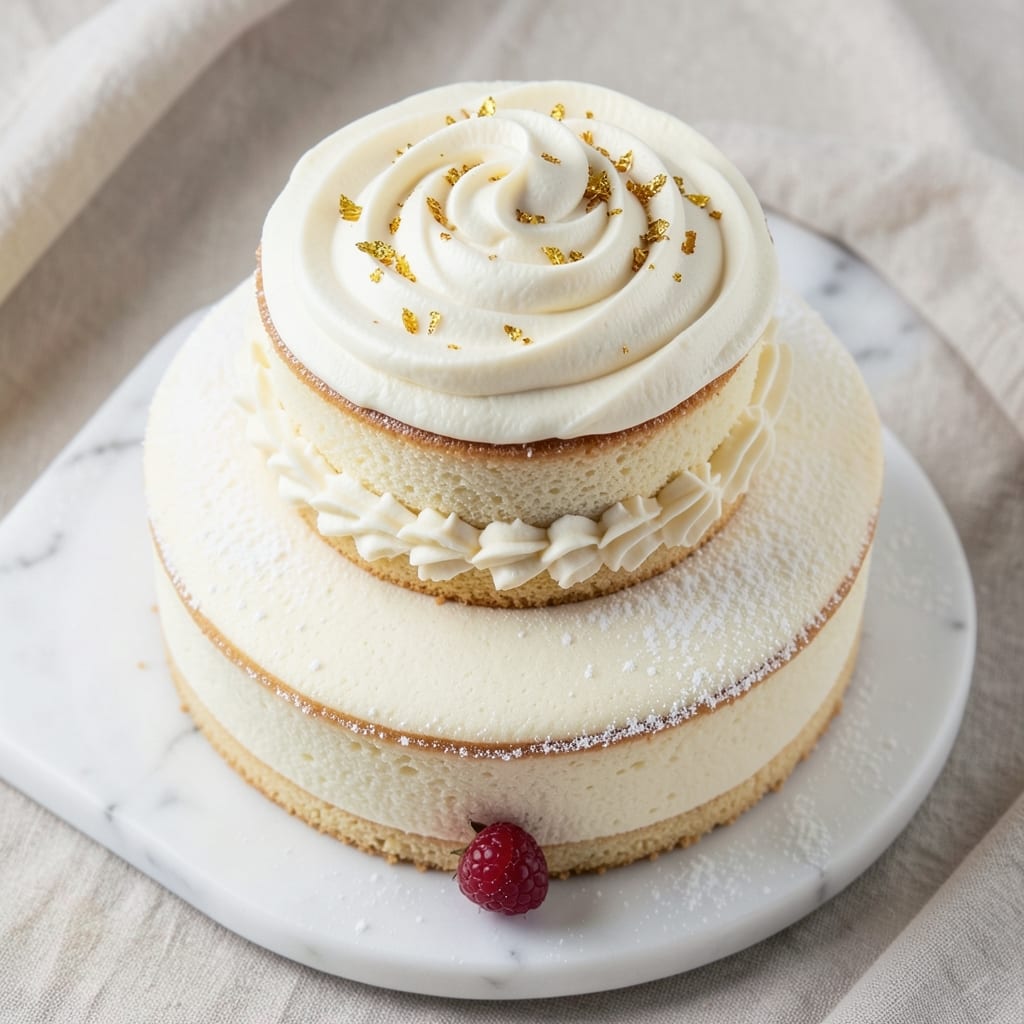 2 Tier Sponge Cake Recipe: Towering Lightness With Buttery Swirls