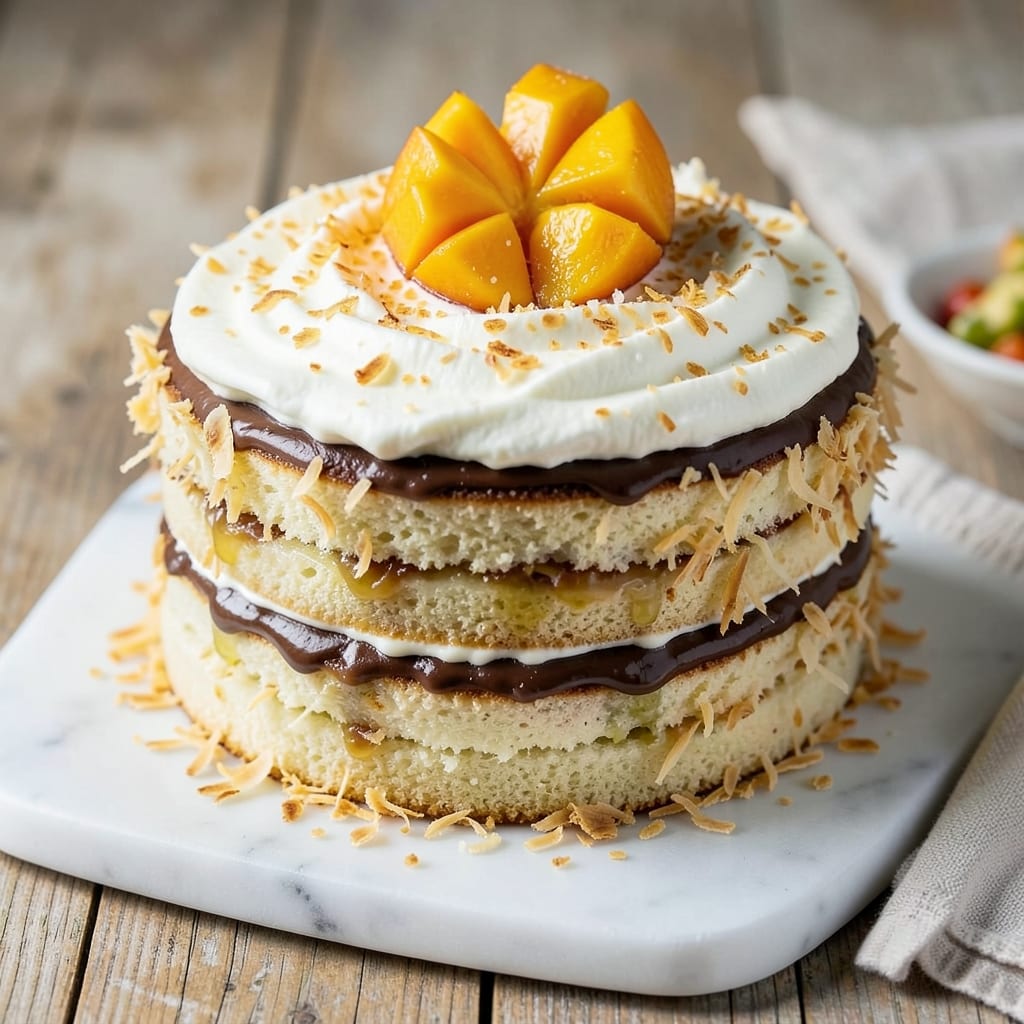 2 Layer Coconut Cake Recipe: Tropical Height With Crunchy Top Contrast