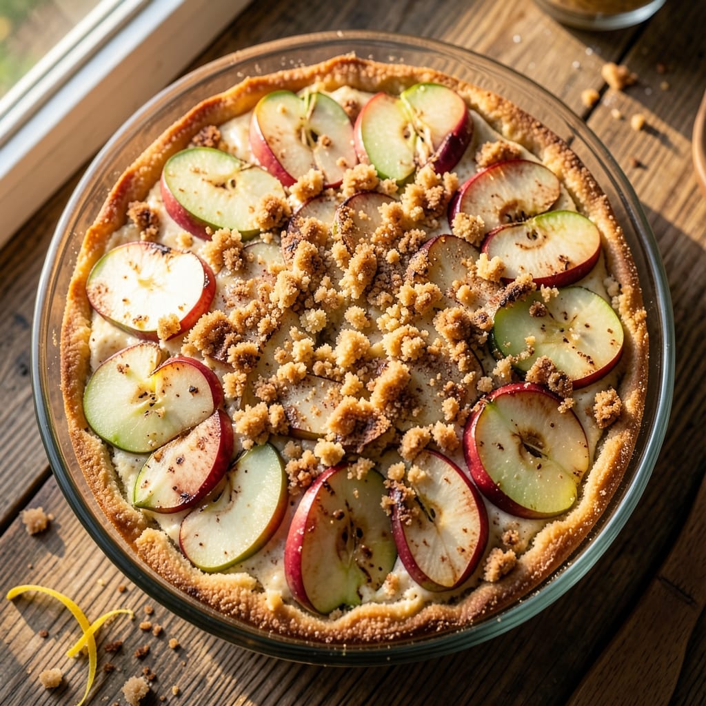 8x8 Apple Cake Recipe: Spiced Apple Filling and Streusel Top Harmony