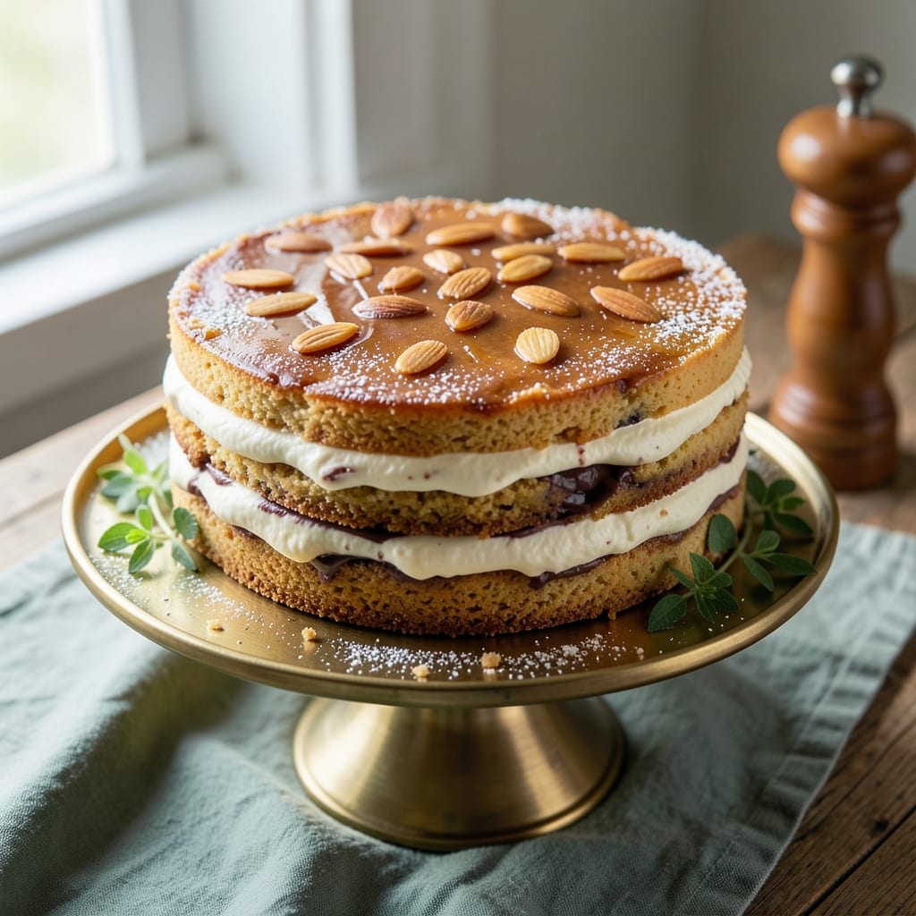 Almond Crunch Cake Recipe: Buttery Layers and Toasted Nut Crunch