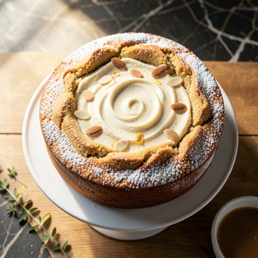 Almond Cream Cheese Cake Recipe: Nutty Swirls and Velvety Crumb Magic