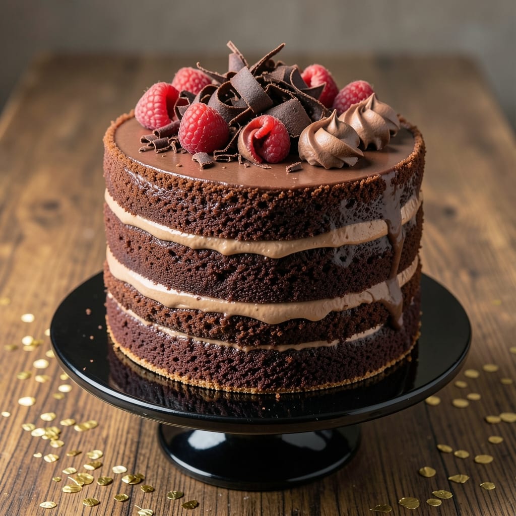 Alvin Zhou's 150-Hour Chocolate Cake Recipe: Layered Decadence With Vanilla Bean Magic