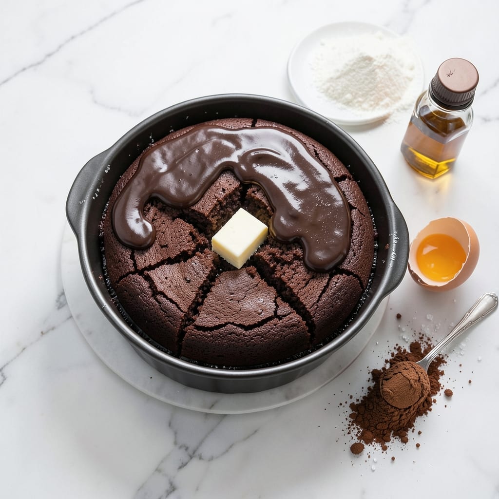 20 Minute Chocolate Cake Recipe: Fudgy Core and Crispy Top Contrast