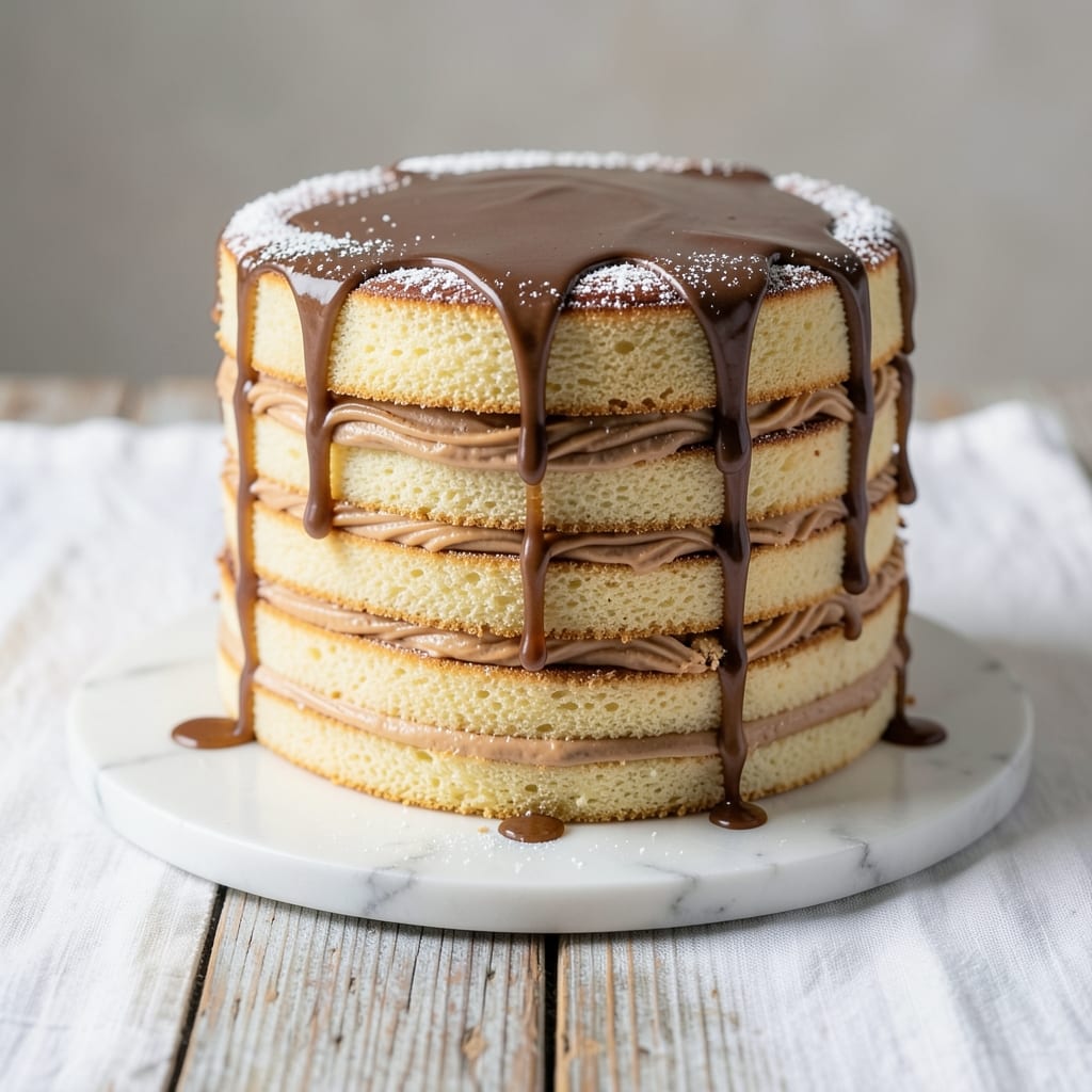 1-2 Kg Cake Recipe: Layered Height With Vanilla Infusion Magic