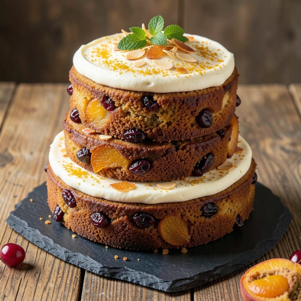 Alcohol-Free Fruit Cake Recipe: Spiced Fruit Layers That Stay Fresh for Months