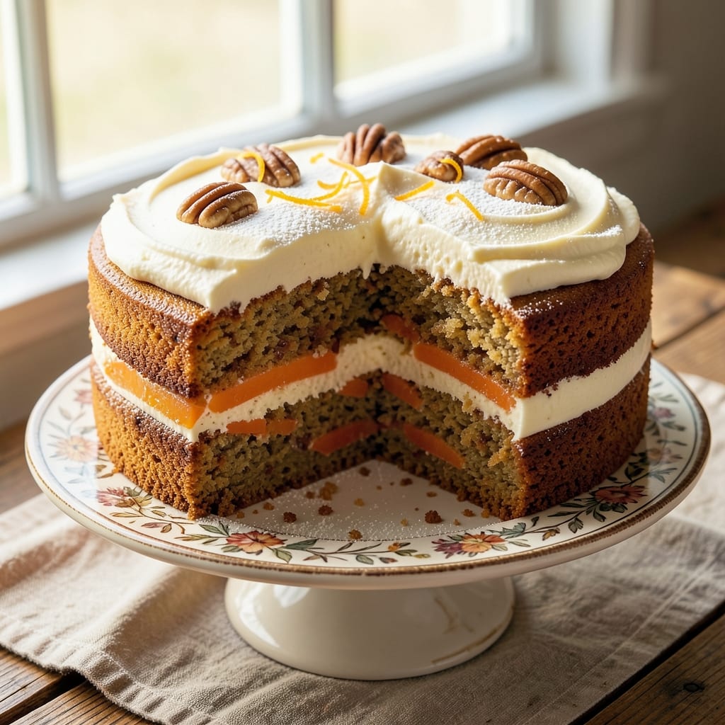 3 Egg Carrot Cake Recipe: Moist Layers With Cream Cheese Frosting