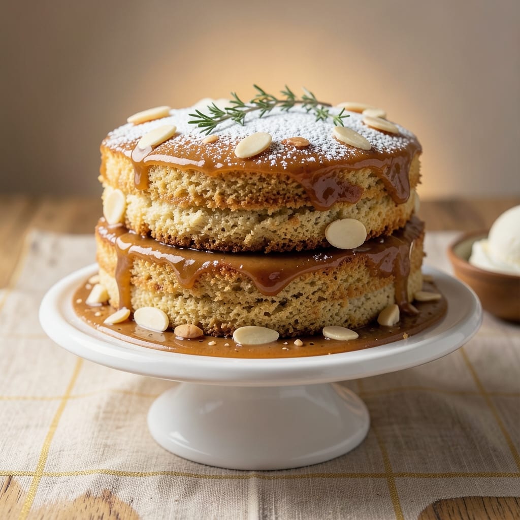 Almond Caramel Cake Recipe: Nutty Swirls and Caramelized Crunch in One Bite