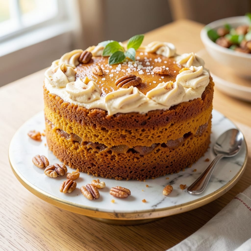 6-Inch Pumpkin Cake Recipe: Spiced Moistness With Vanilla Cream Cheese Frosting