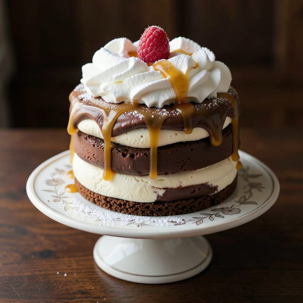 6-Inch Ice Cream Cake Recipe: Mini Dessert Tower with Crispy Crust and Creamy Layers